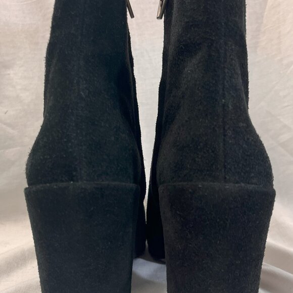 Alexander Wang Suede Ankle Boots | Black | EU Size 38 (US Size 7.5) - Picture 2 of 8
